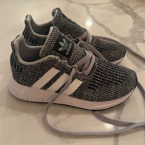 Never worn little boy’s Adidas sneakers